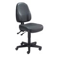 Global Industrial Operator Chair, Leather, Black 808654